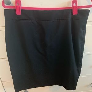 J Crew Factory Black Pencil Skirt